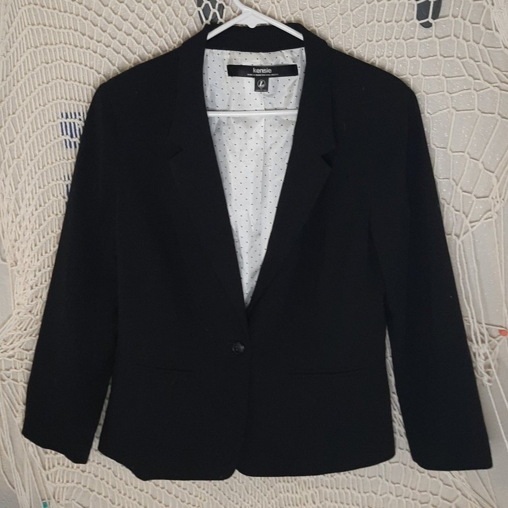 L Kensie Blazer w/ Dotted Liner
